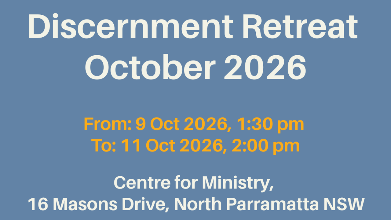 Discernment Retreat | October 2026